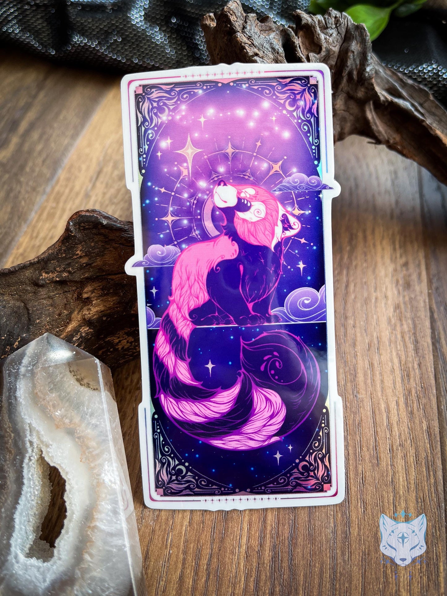 Red Panda Sticker | Holographic Sticker 11.5cm tall