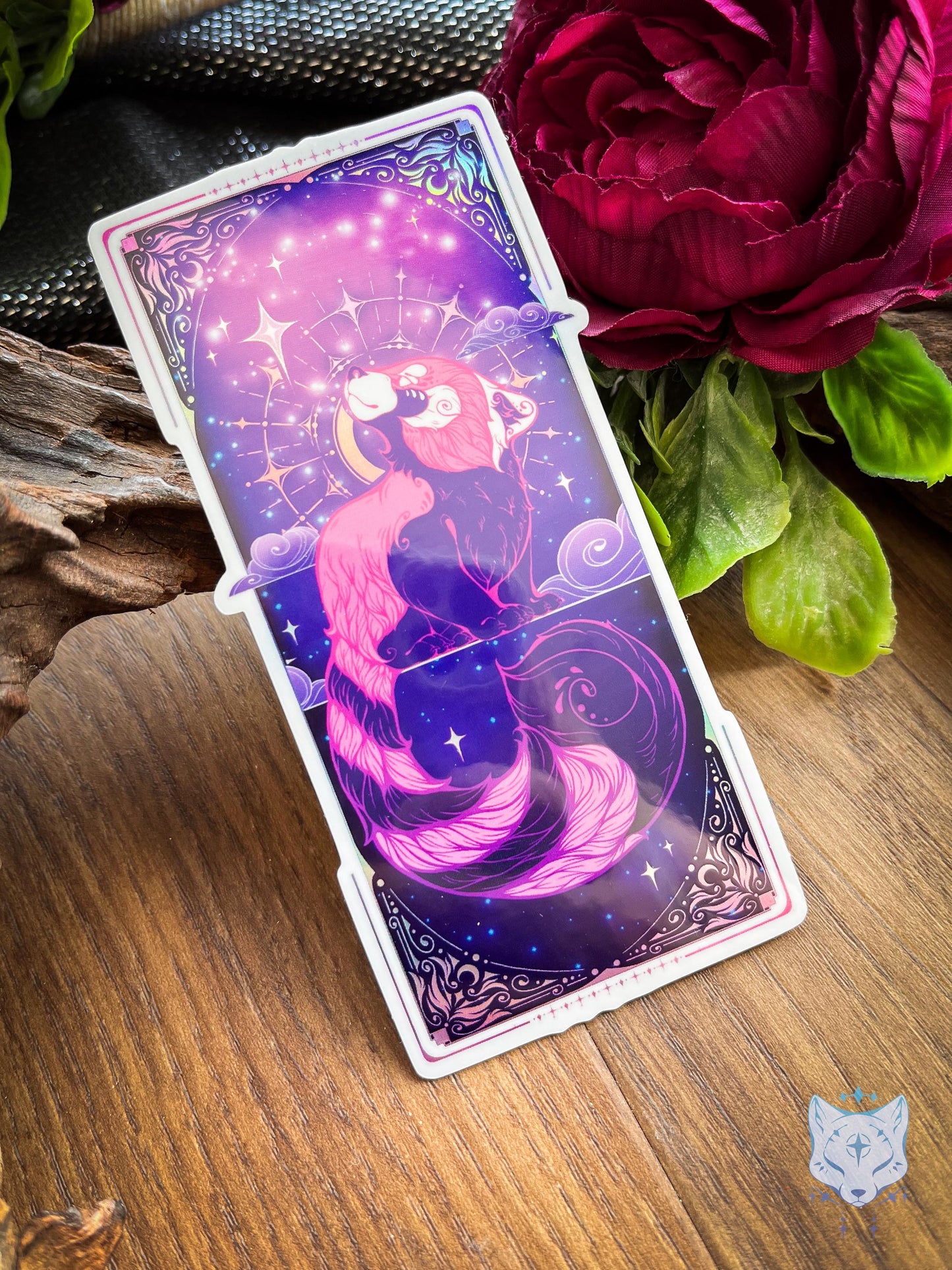 Red Panda Sticker | Holographic Sticker 11.5cm tall