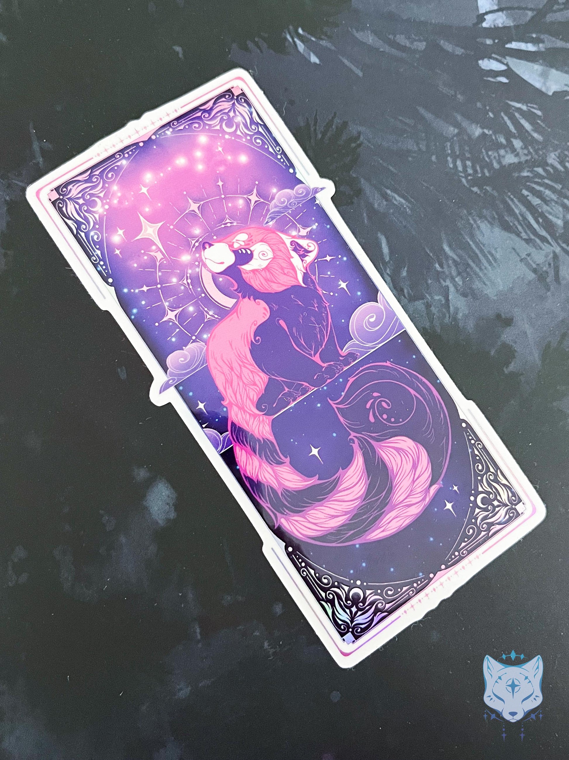 Red Panda Sticker | Holographic Sticker 11.5cm tall