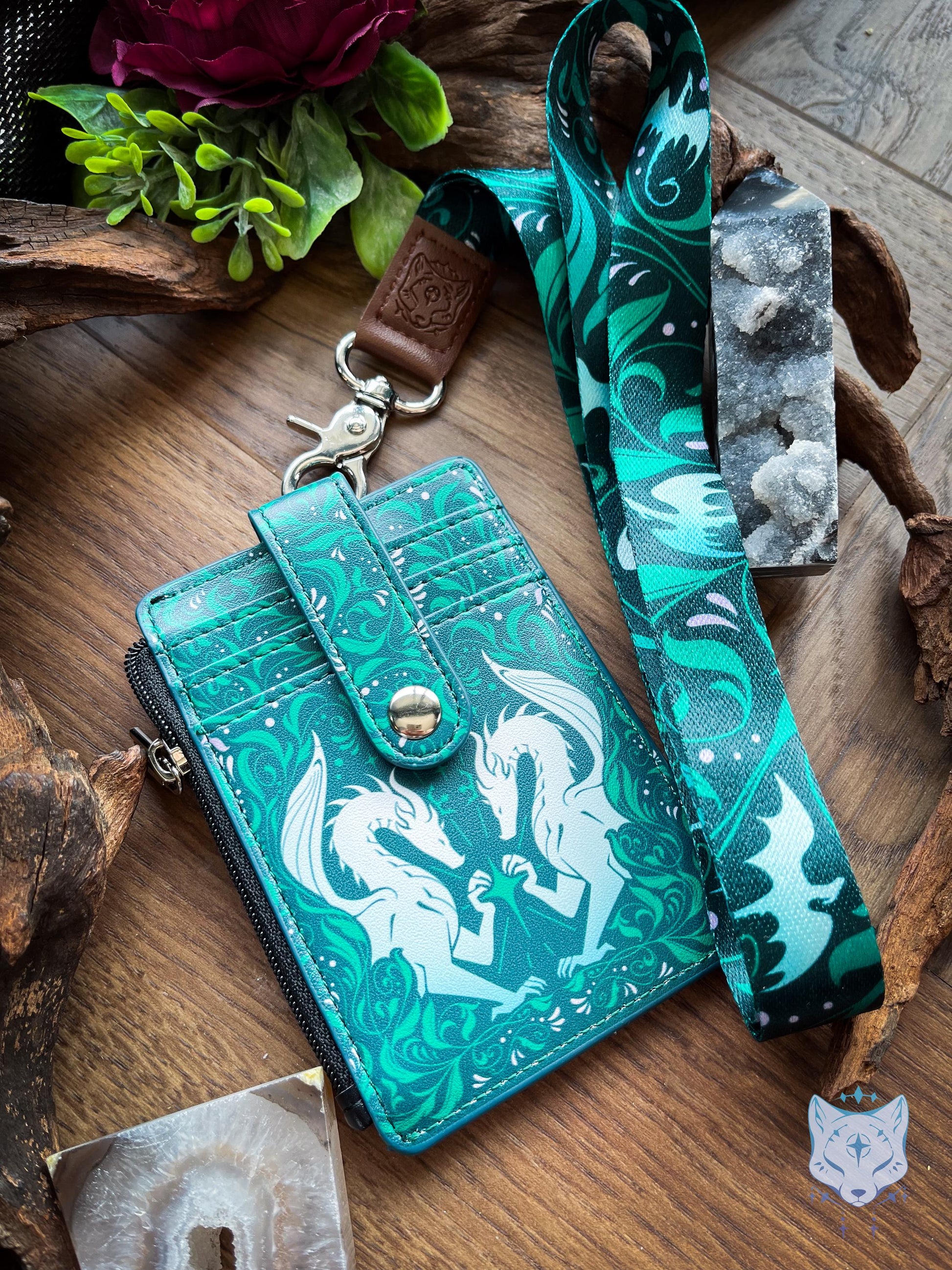 Forest Dragons Mini RFID Wallet