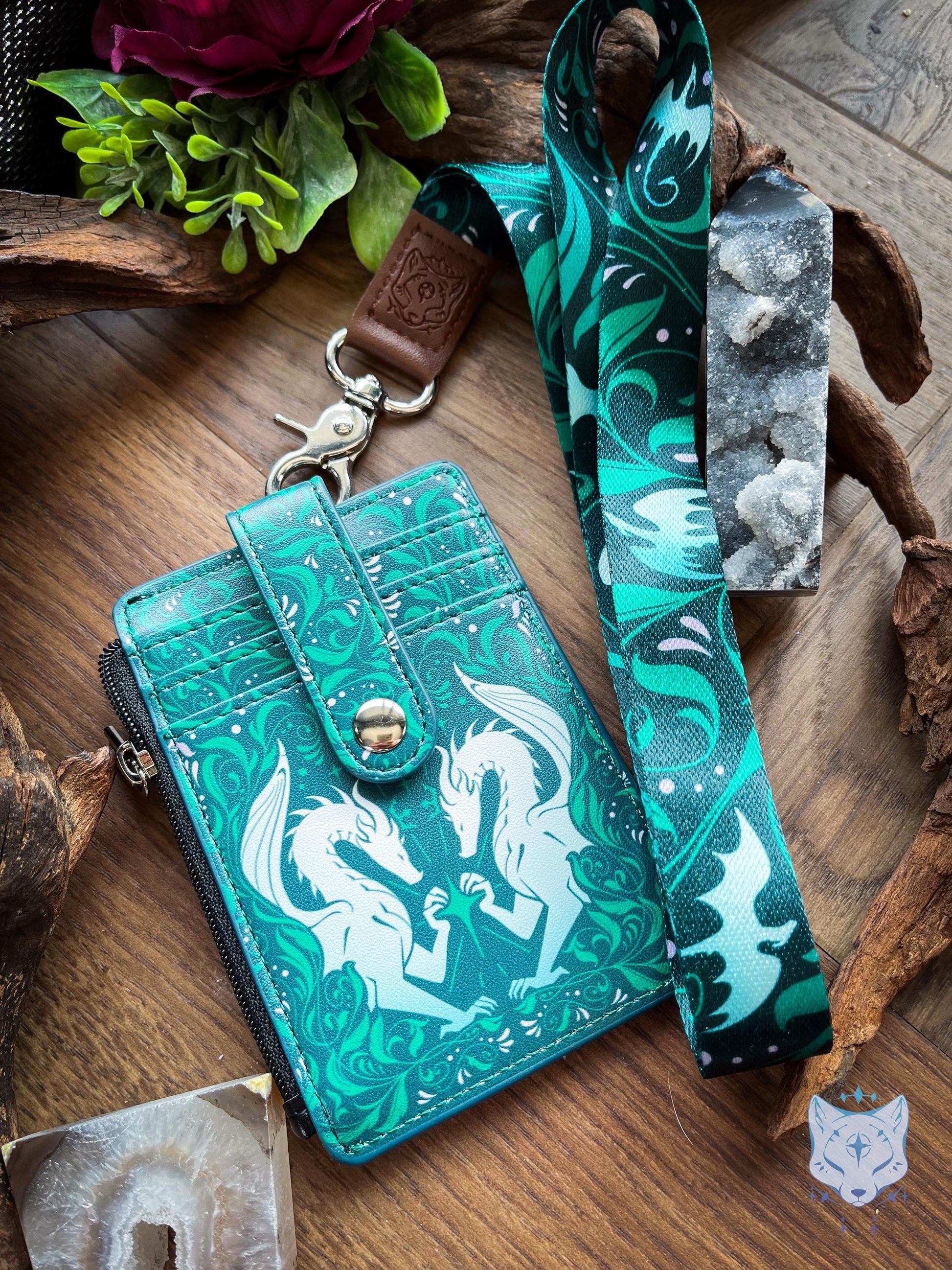 Forest Dragons Mini RFID Wallet