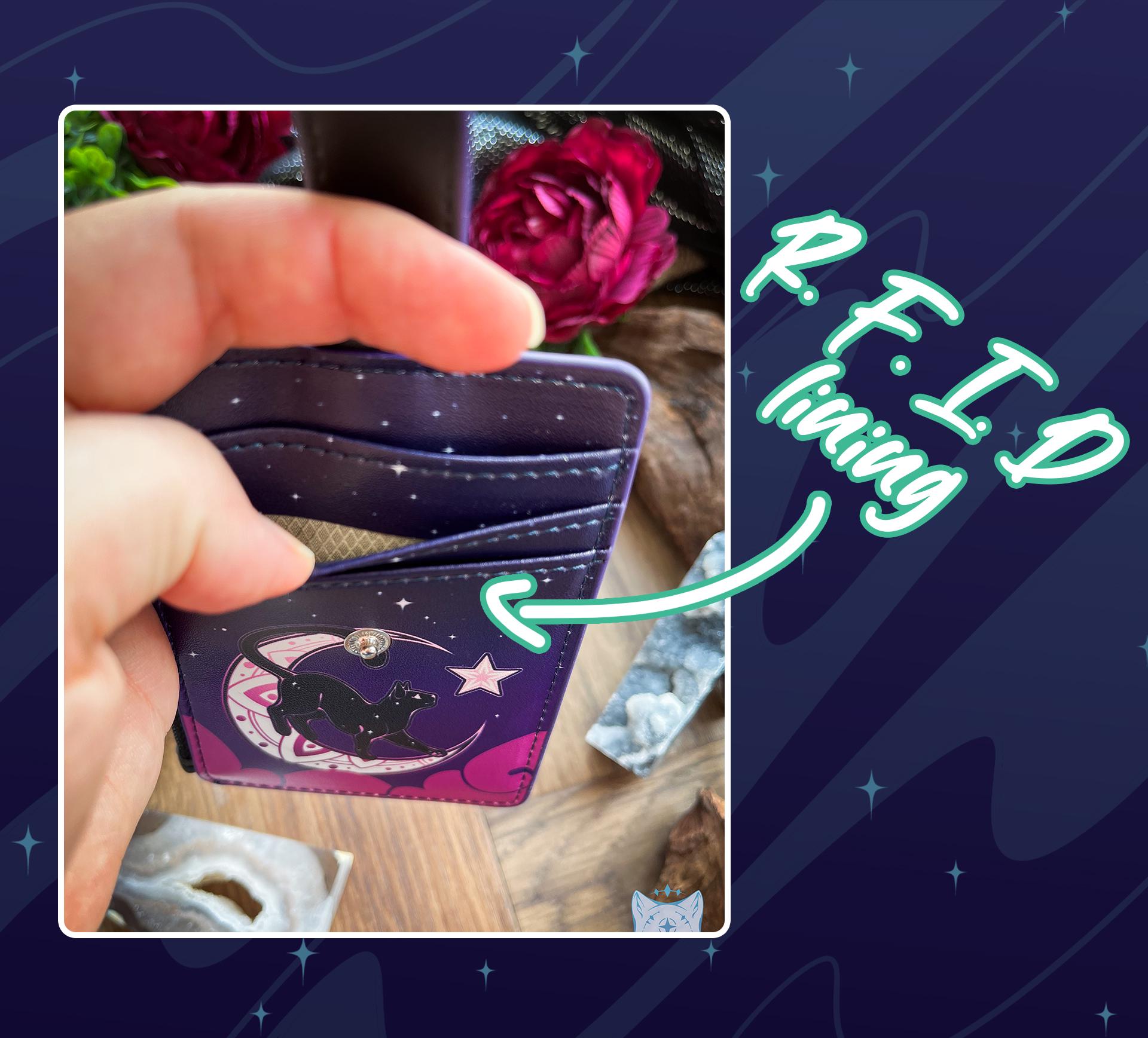 Lunar Cat Mini RFID Wallet