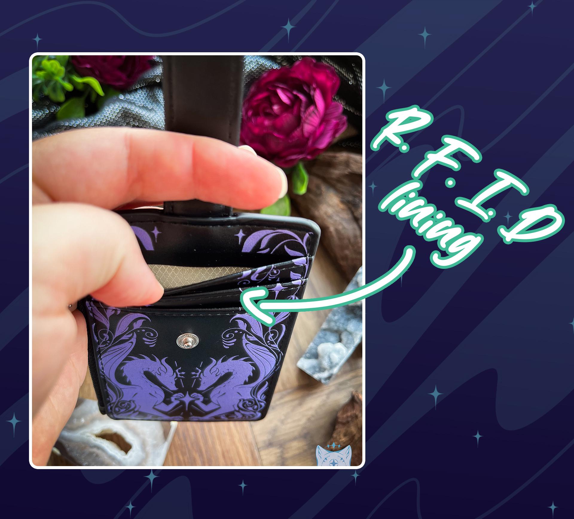 Forest Dragons Mini RFID Wallet