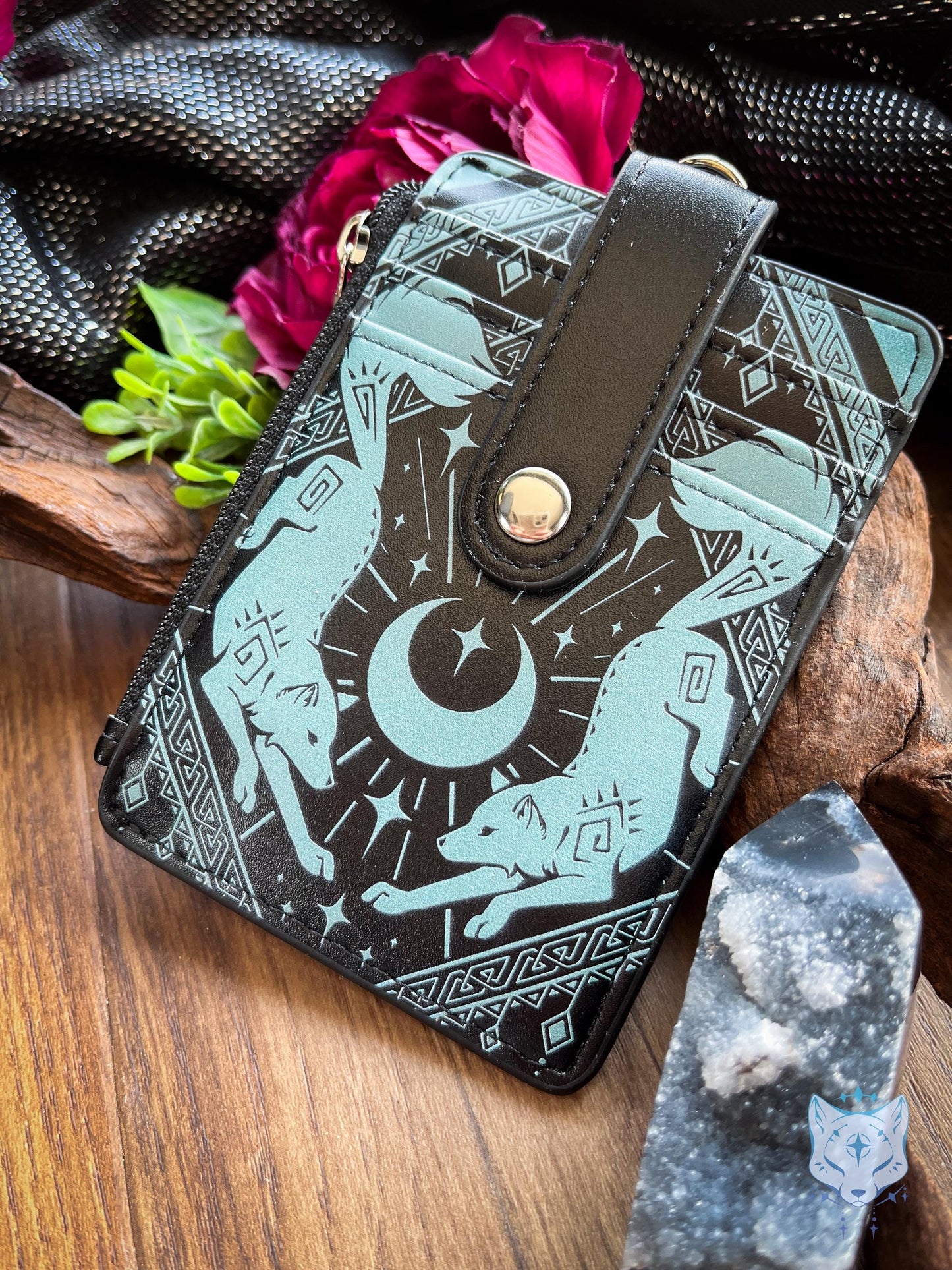 Lunar Wolves Mini RFID Wallet
