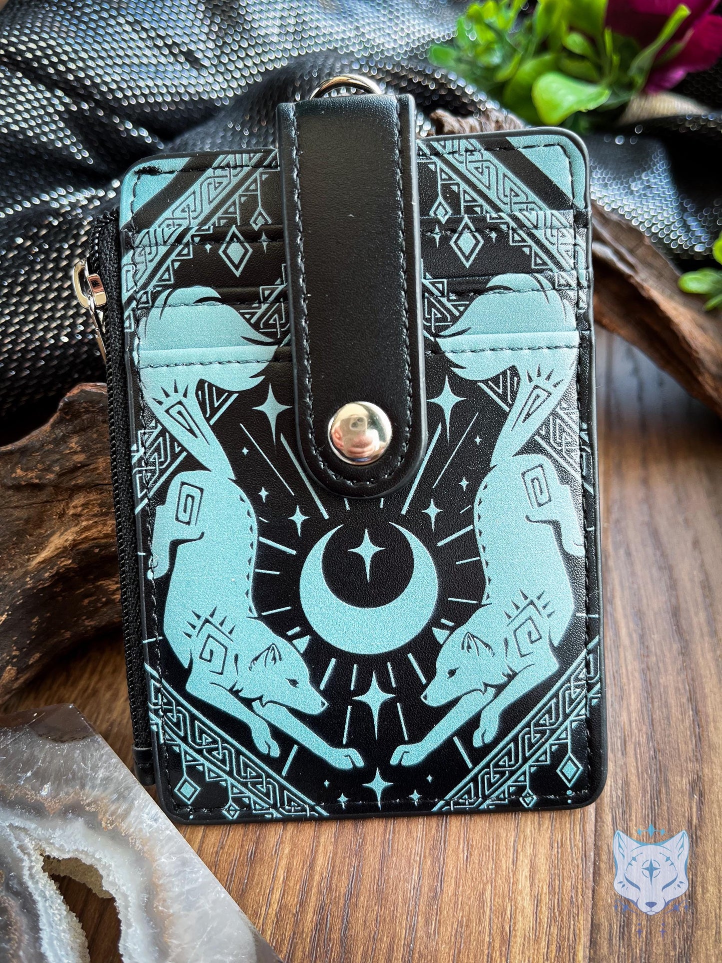 Lunar Wolves Mini RFID Wallet