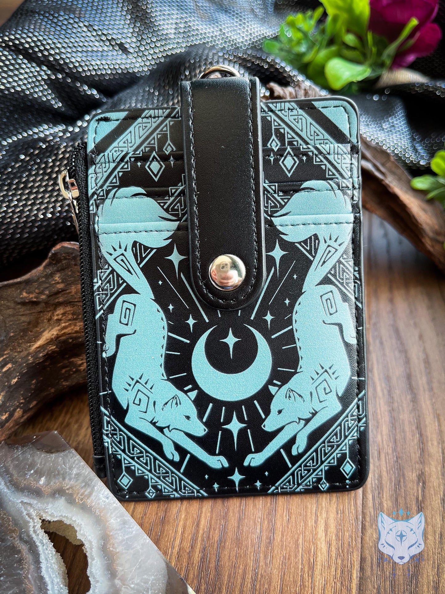 Lunar Wolves Mini RFID Wallet