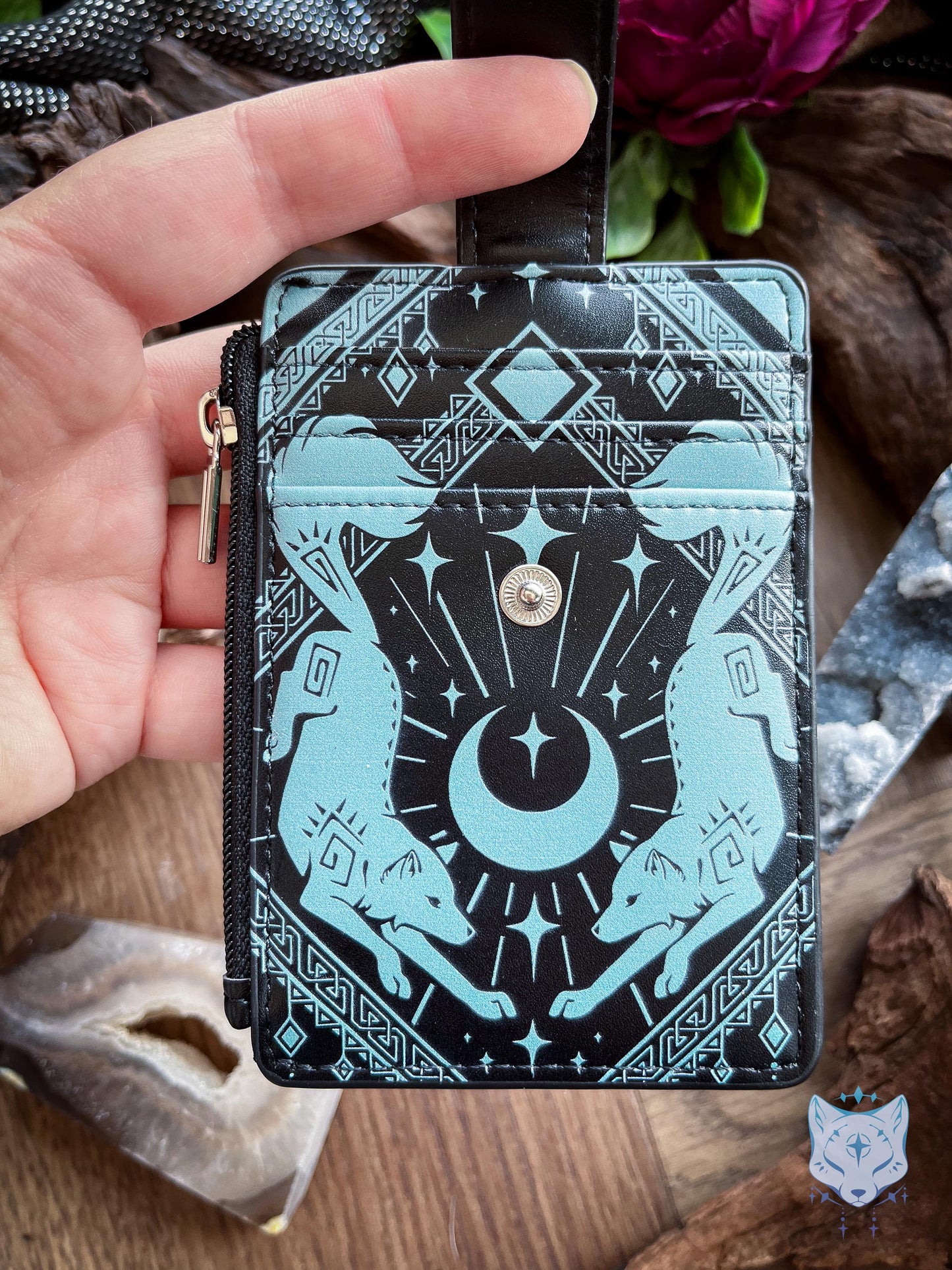 Lunar Wolves Mini RFID Wallet