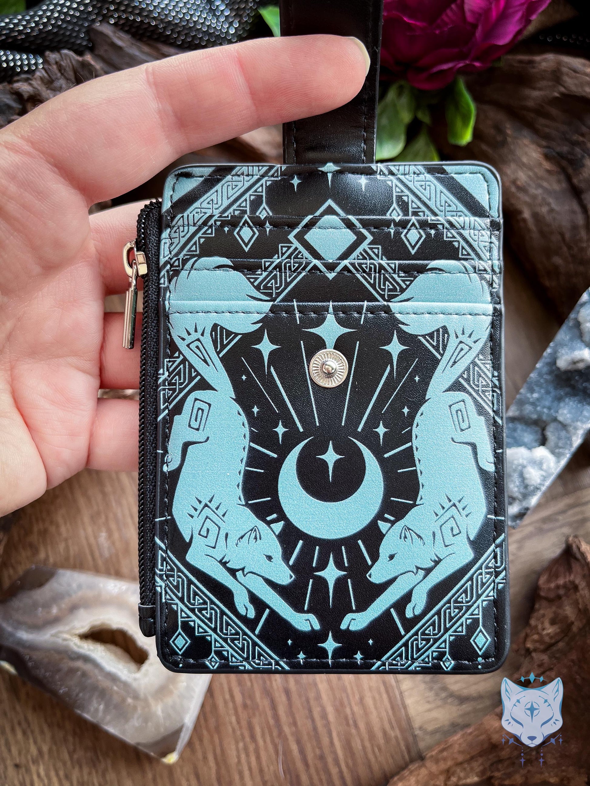Lunar Wolves Mini RFID Wallet