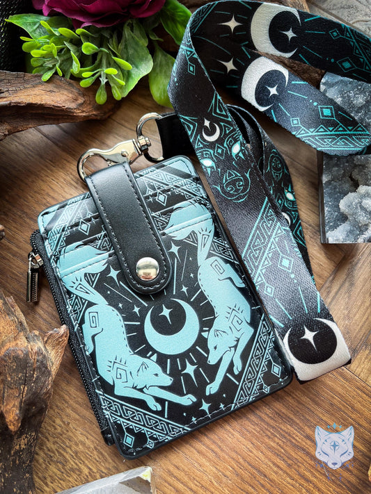 Lunar Wolves Mini RFID Wallet