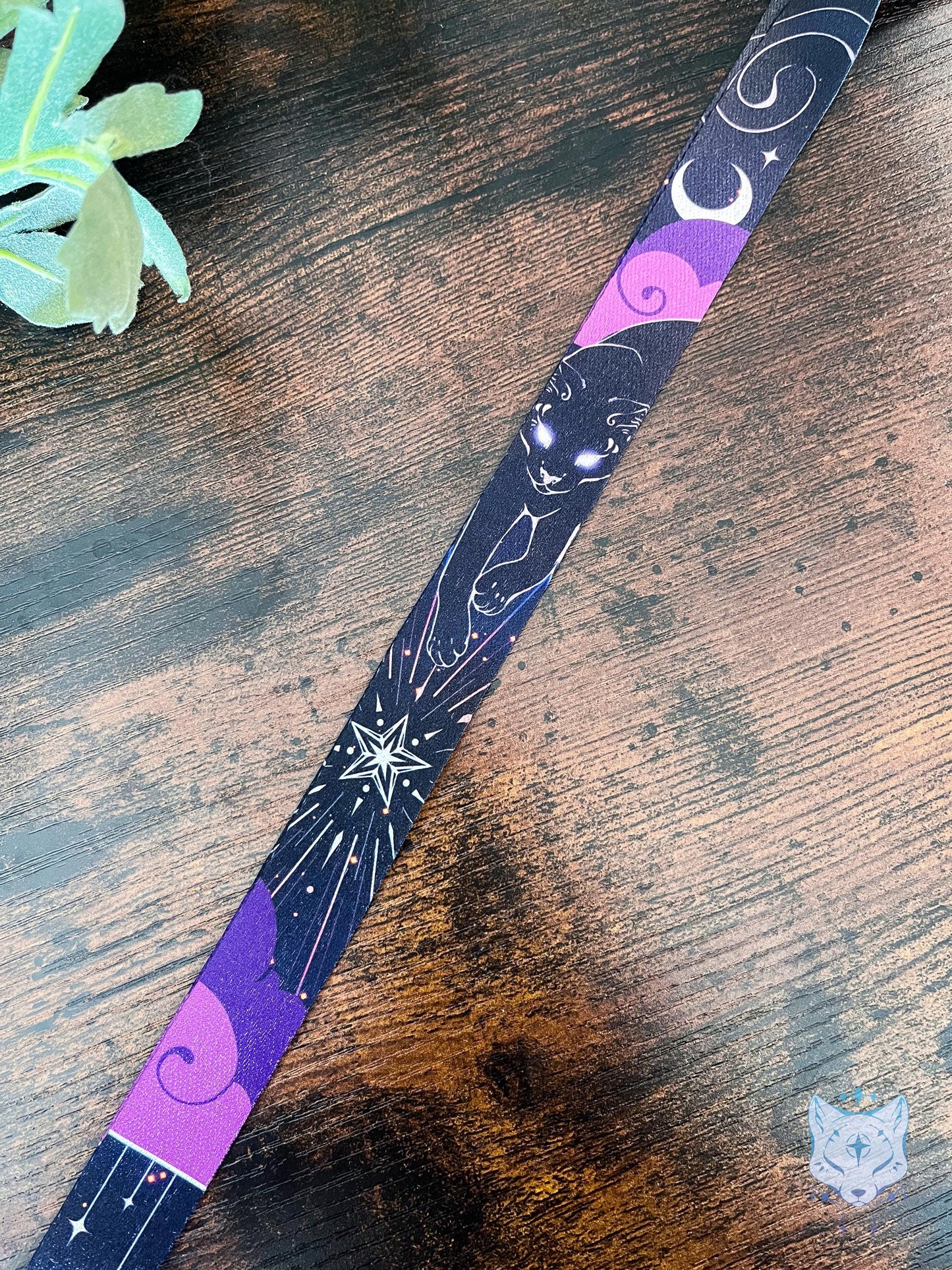 Lunar Cat Recycled Plastic Lanyard | rPET Lanyard | breakaway clasp