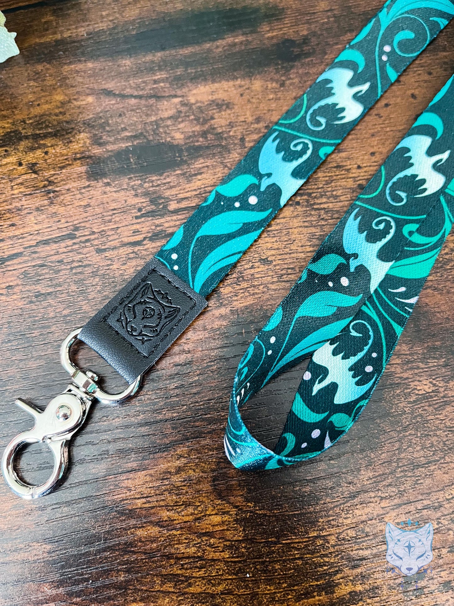 Lunar Cat Recycled Plastic Lanyard | rPET Lanyard | breakaway clasp