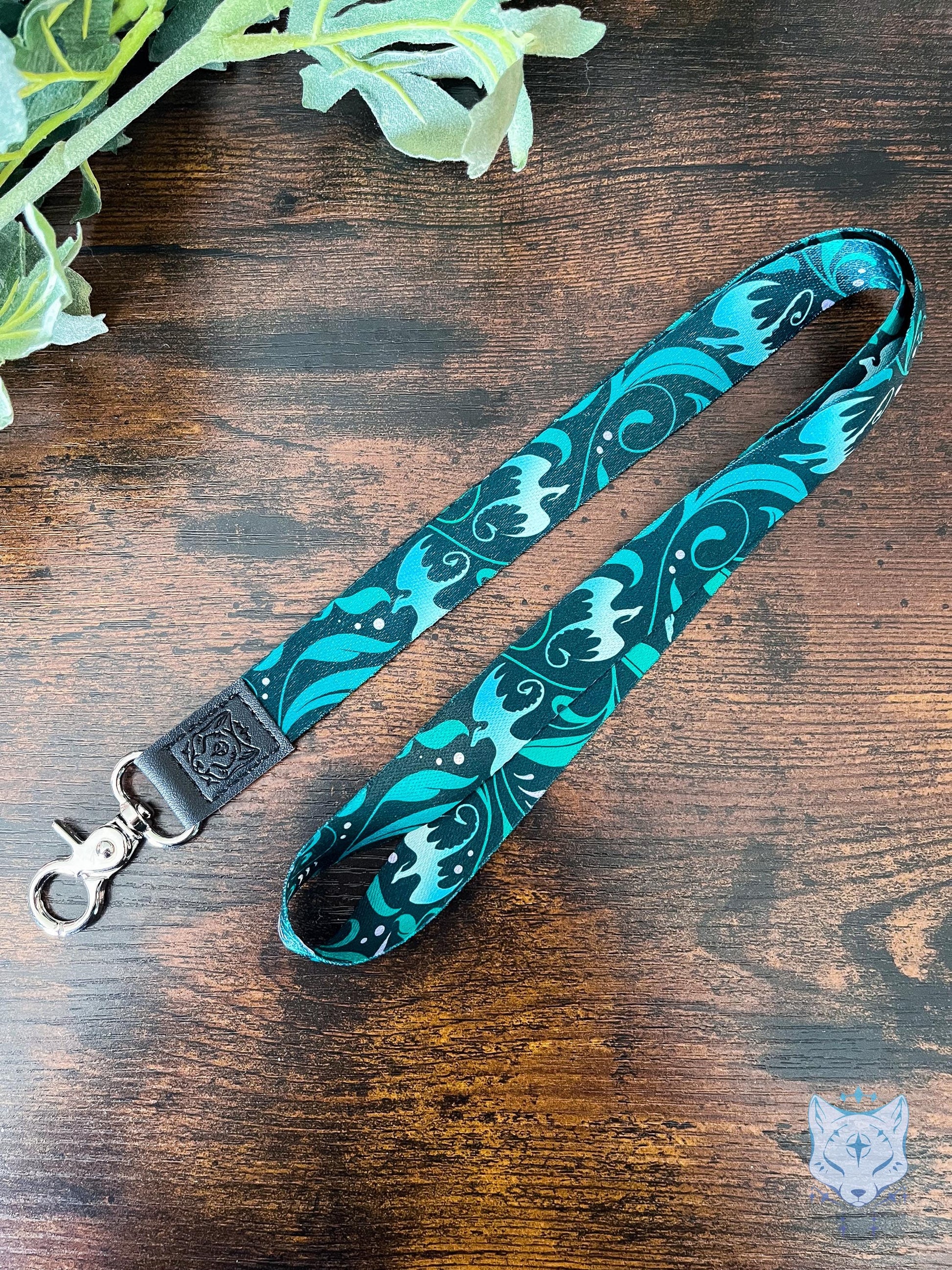 Lunar Cat Recycled Plastic Lanyard | rPET Lanyard | breakaway clasp