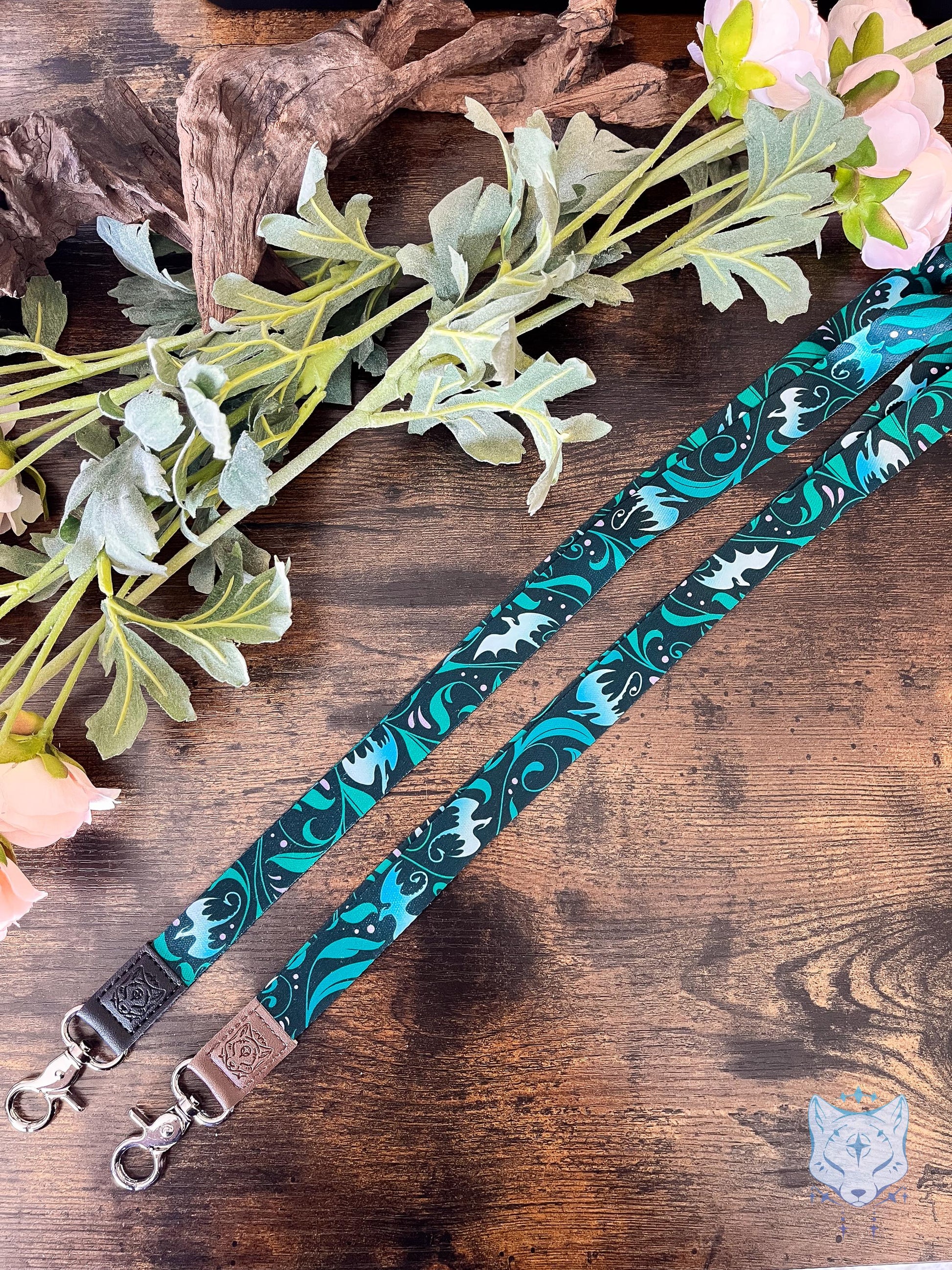 Lunar Cat Recycled Plastic Lanyard | rPET Lanyard | breakaway clasp