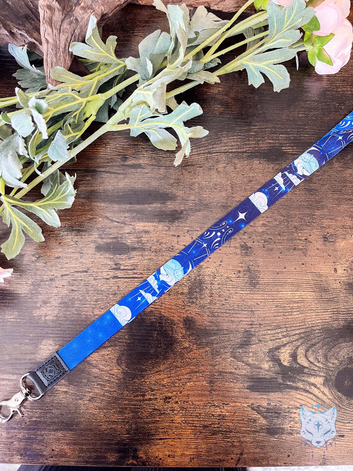 Lunar Fox Recycled Plastic Lanyard | rPET Lanyard | breakaway clasp