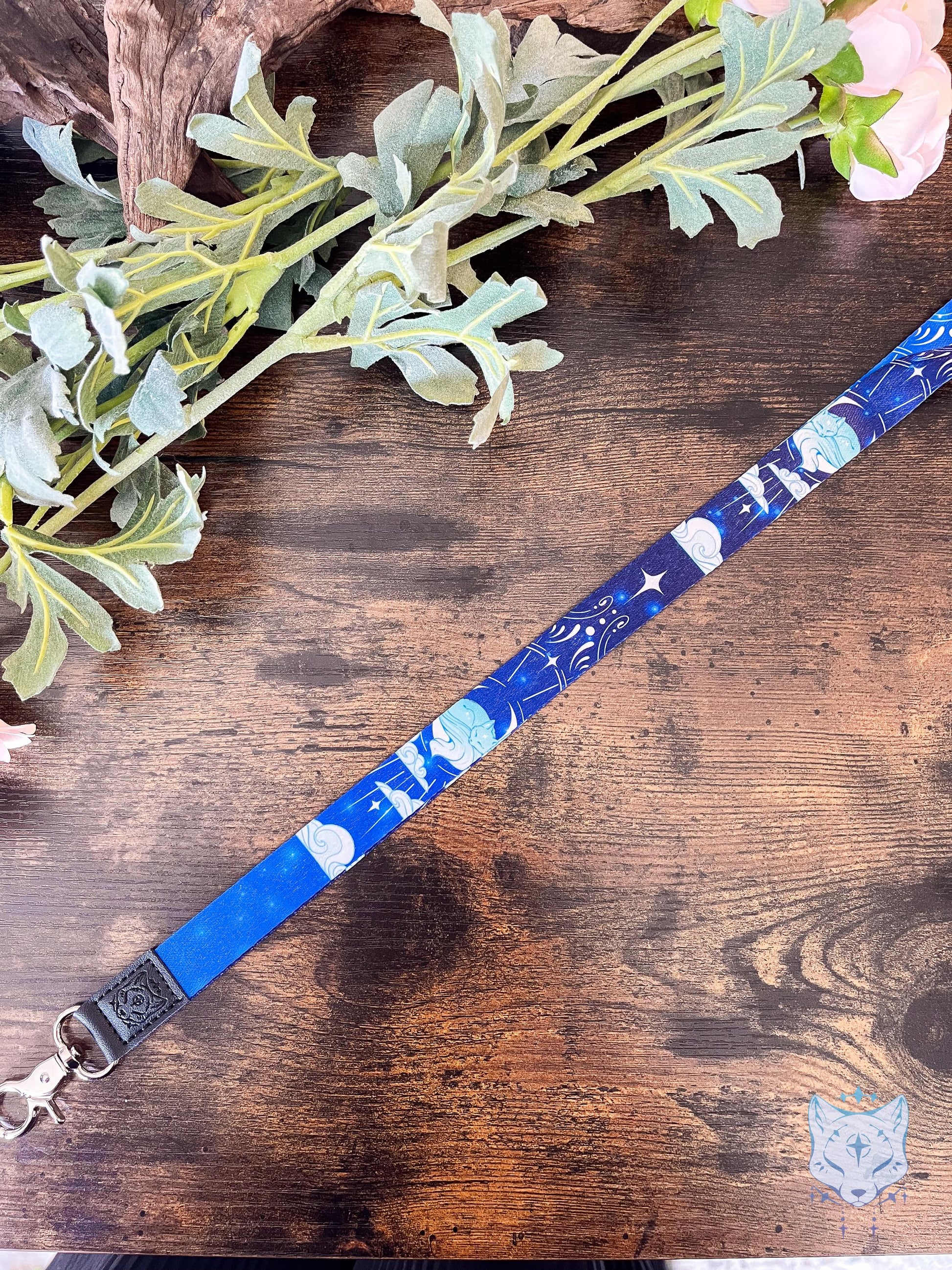 Lunar Fox Recycled Plastic Lanyard | rPET Lanyard | breakaway clasp