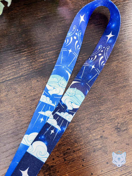 Lunar Fox Recycled Plastic Lanyard | rPET Lanyard | breakaway clasp