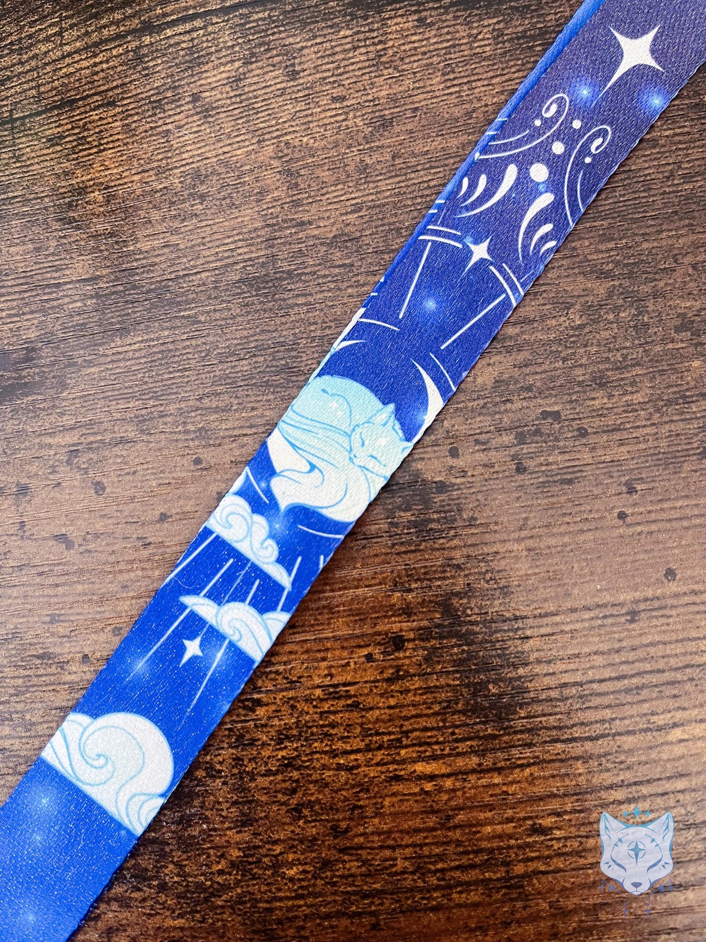 Lunar Fox Recycled Plastic Lanyard | rPET Lanyard | breakaway clasp