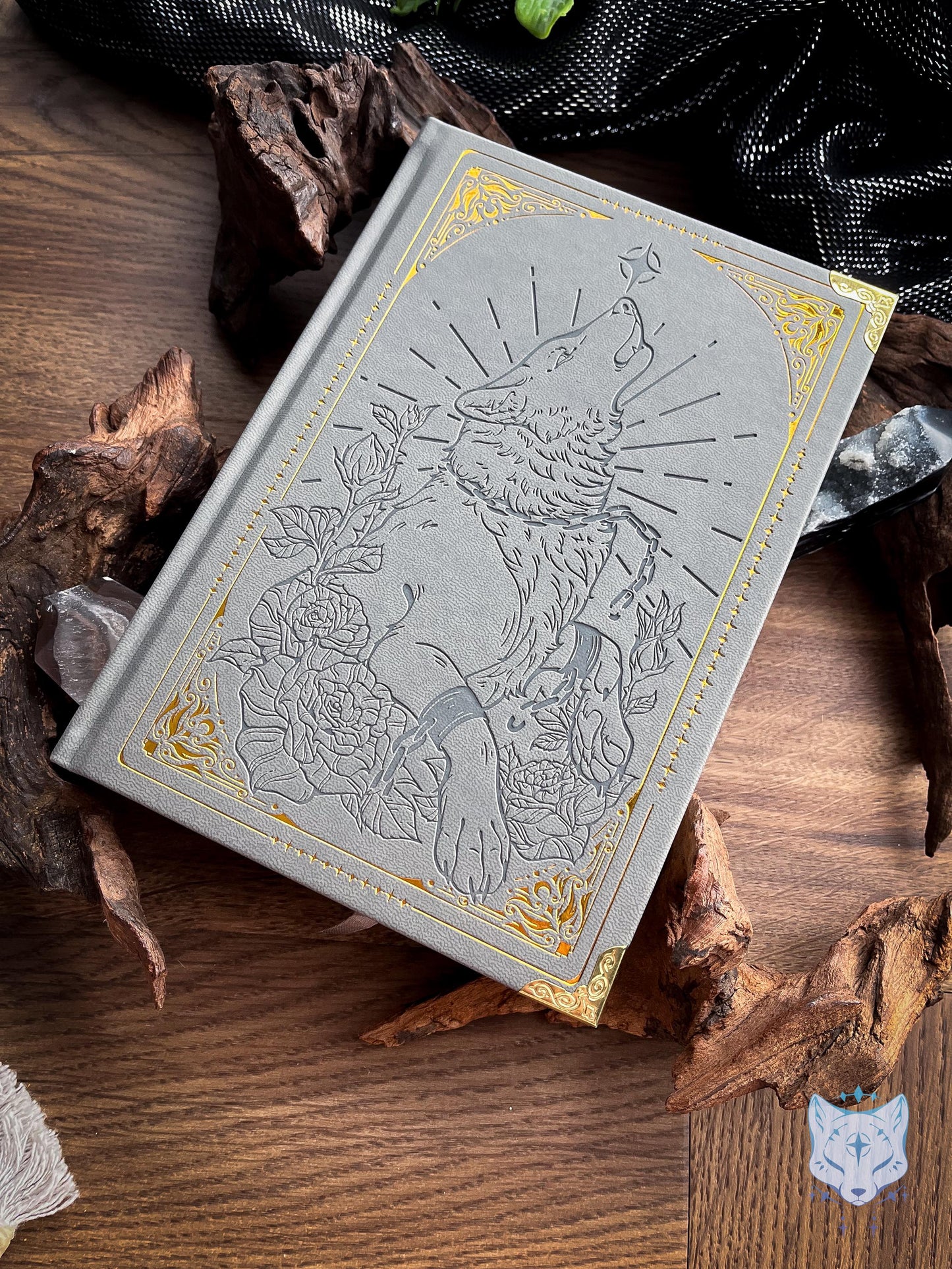 Howling Wolf PU Leather Notebook