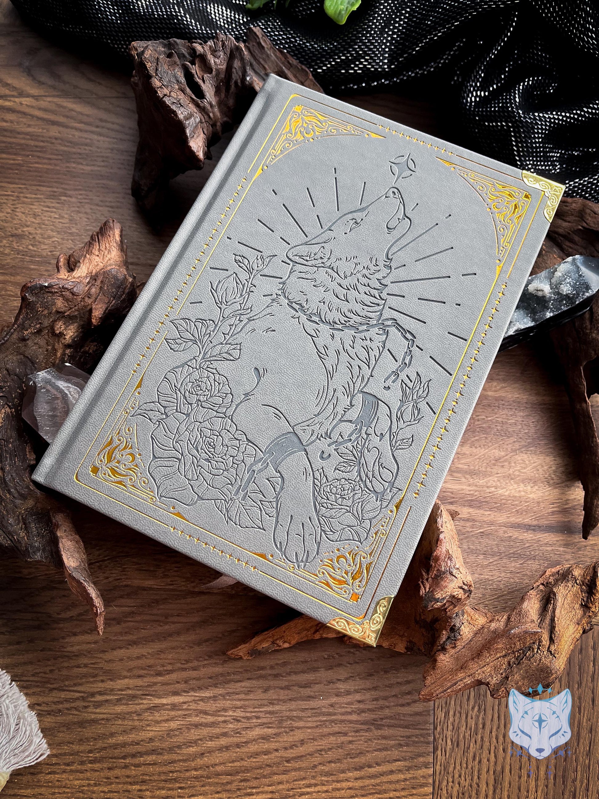 Howling Wolf PU Leather Notebook