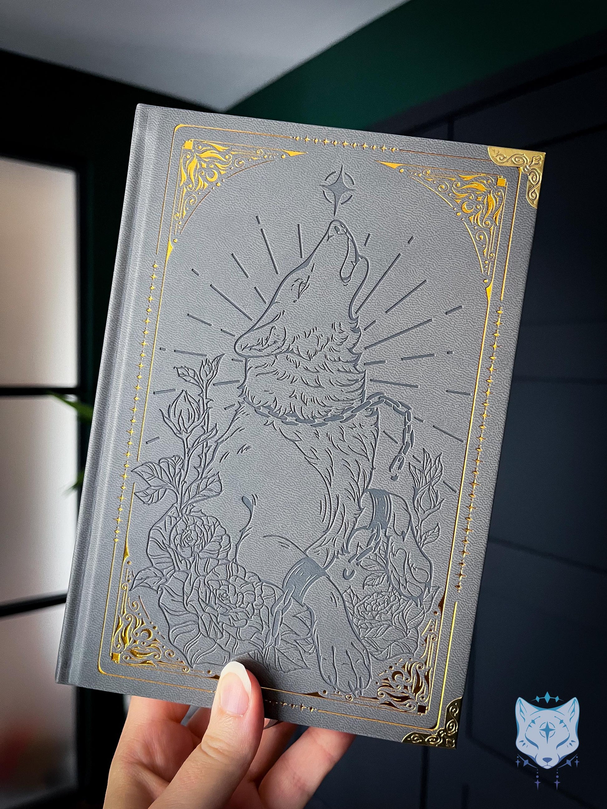 Howling Wolf PU Leather Notebook