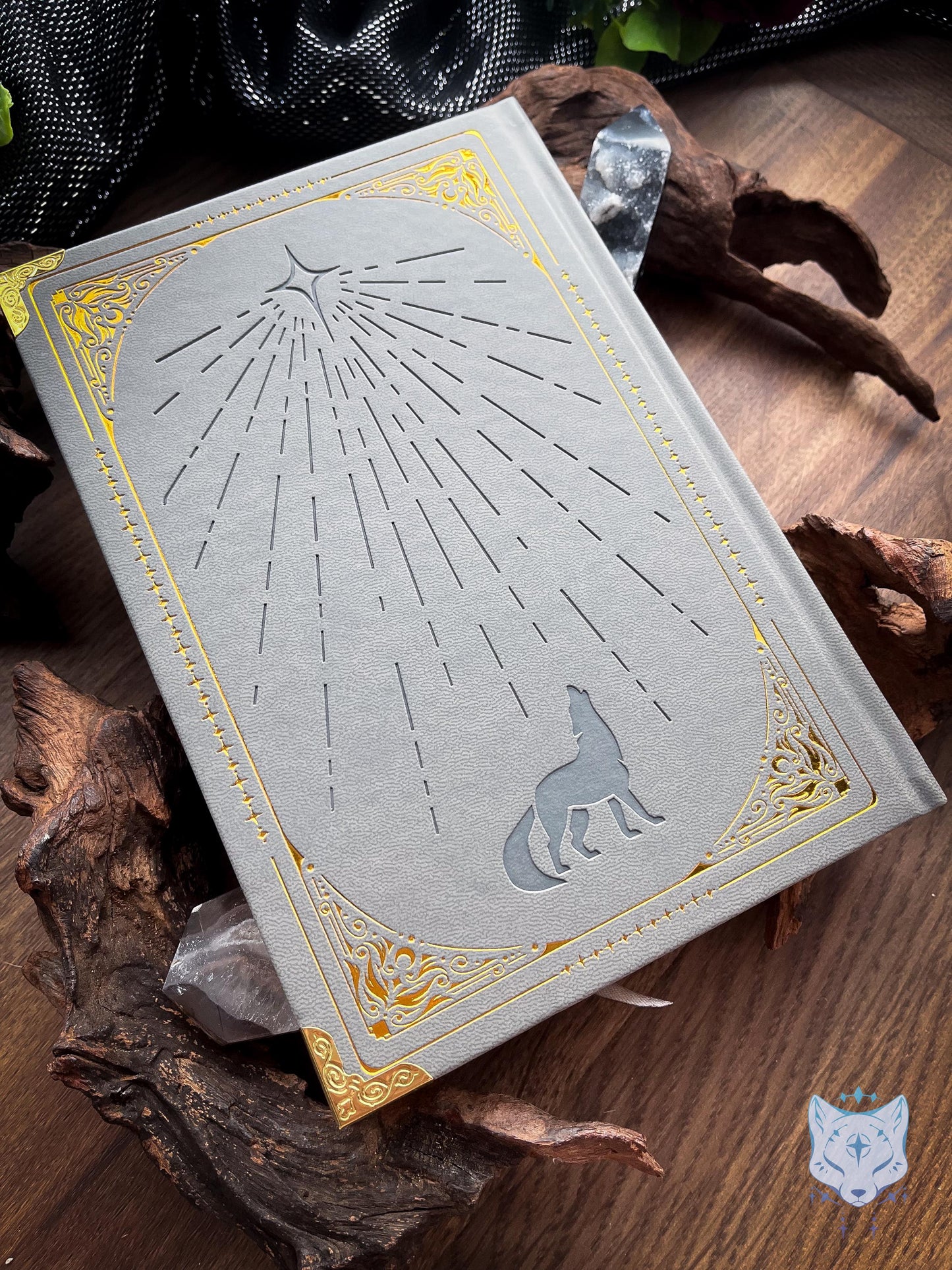 Howling Wolf PU Leather Notebook
