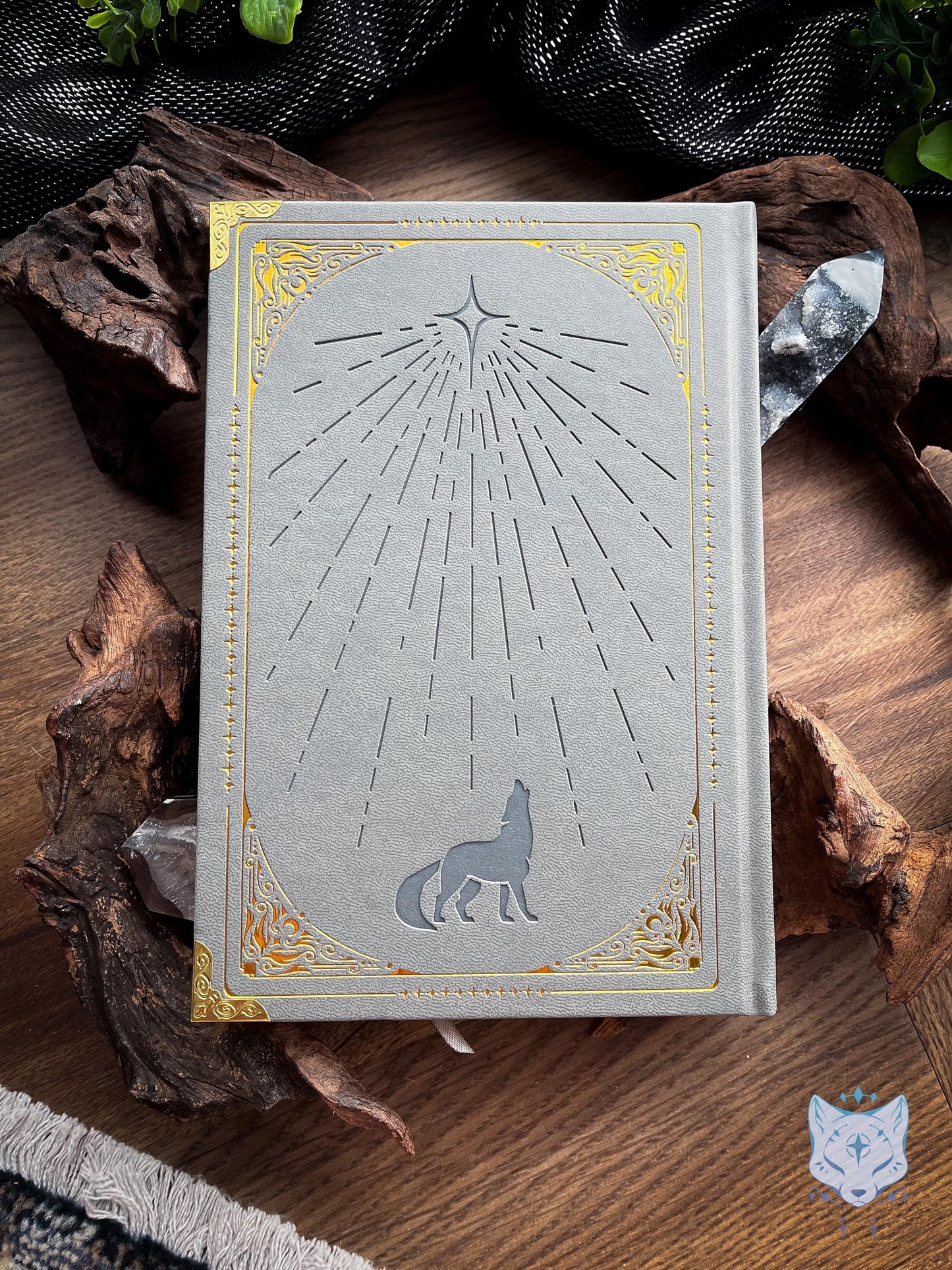 Howling Wolf PU Leather Notebook
