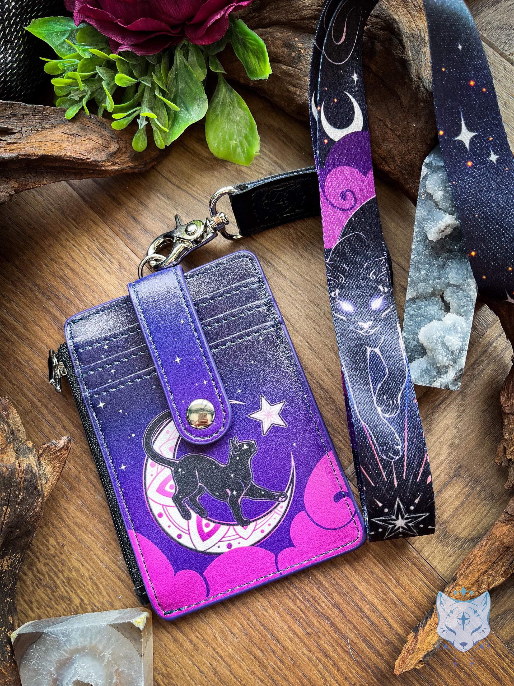 Lunar Cat Mini RFID Wallet