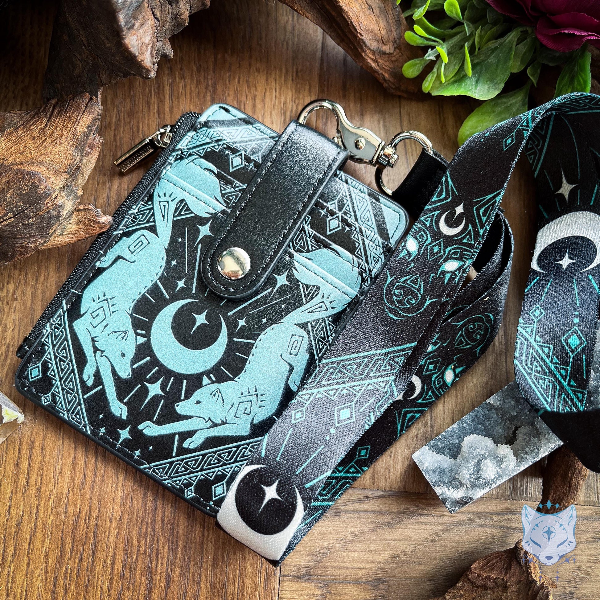 Lunar Wolves Mini RFID Wallet