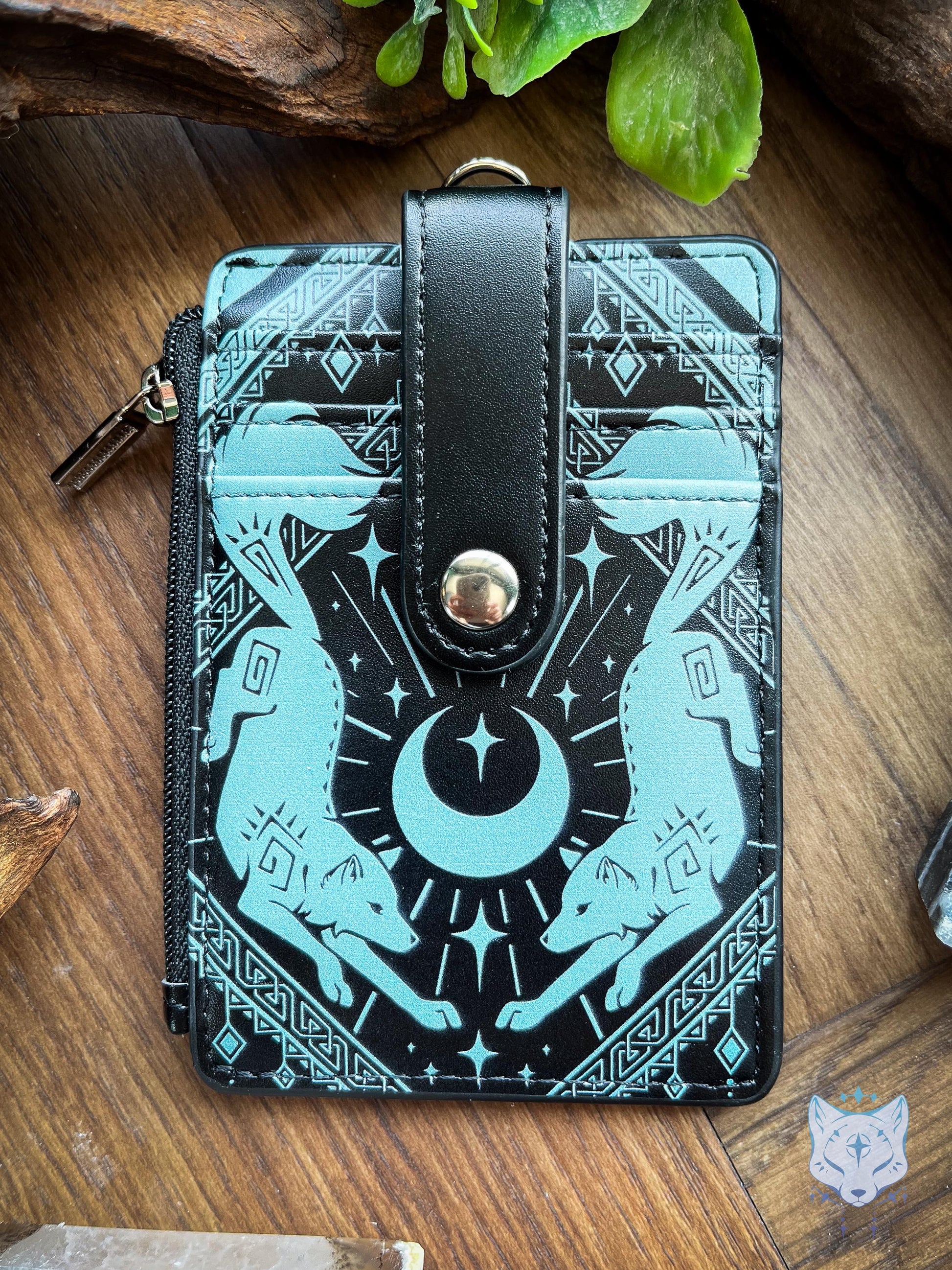 Lunar Wolves Mini RFID Wallet