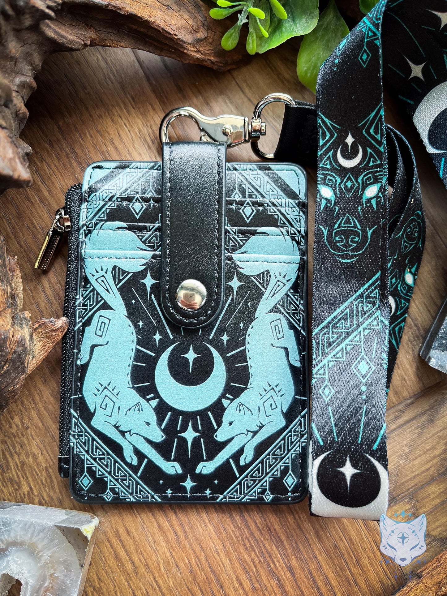 Lunar Wolves Mini RFID Wallet