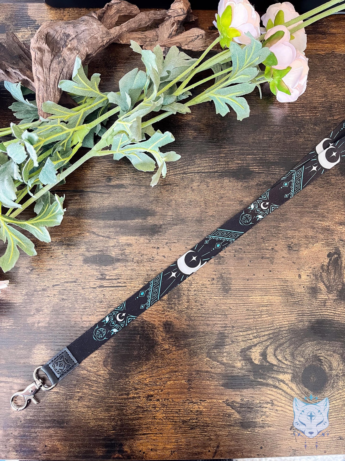 Celtic Wolf Recycled Plastic Lanyard | rPET Lanyard | breakaway clasp