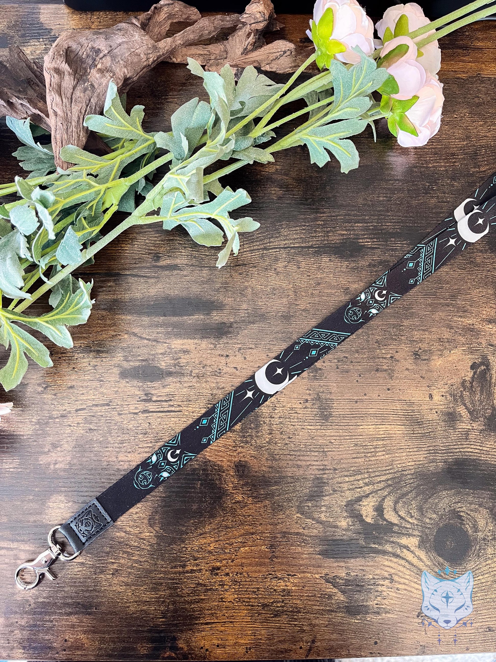 Celtic Wolf Recycled Plastic Lanyard | rPET Lanyard | breakaway clasp