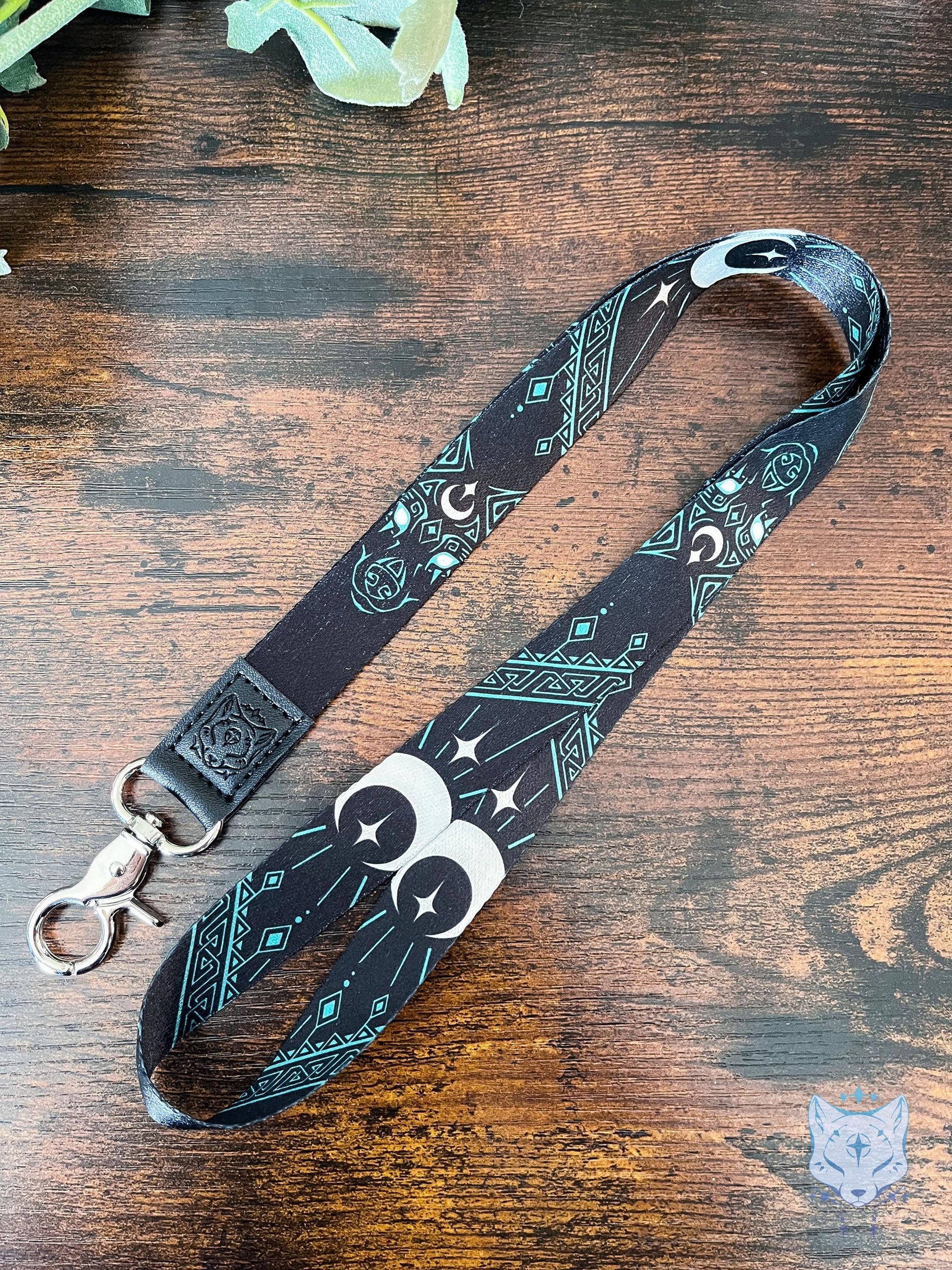 Celtic Wolf Recycled Plastic Lanyard | rPET Lanyard | breakaway clasp
