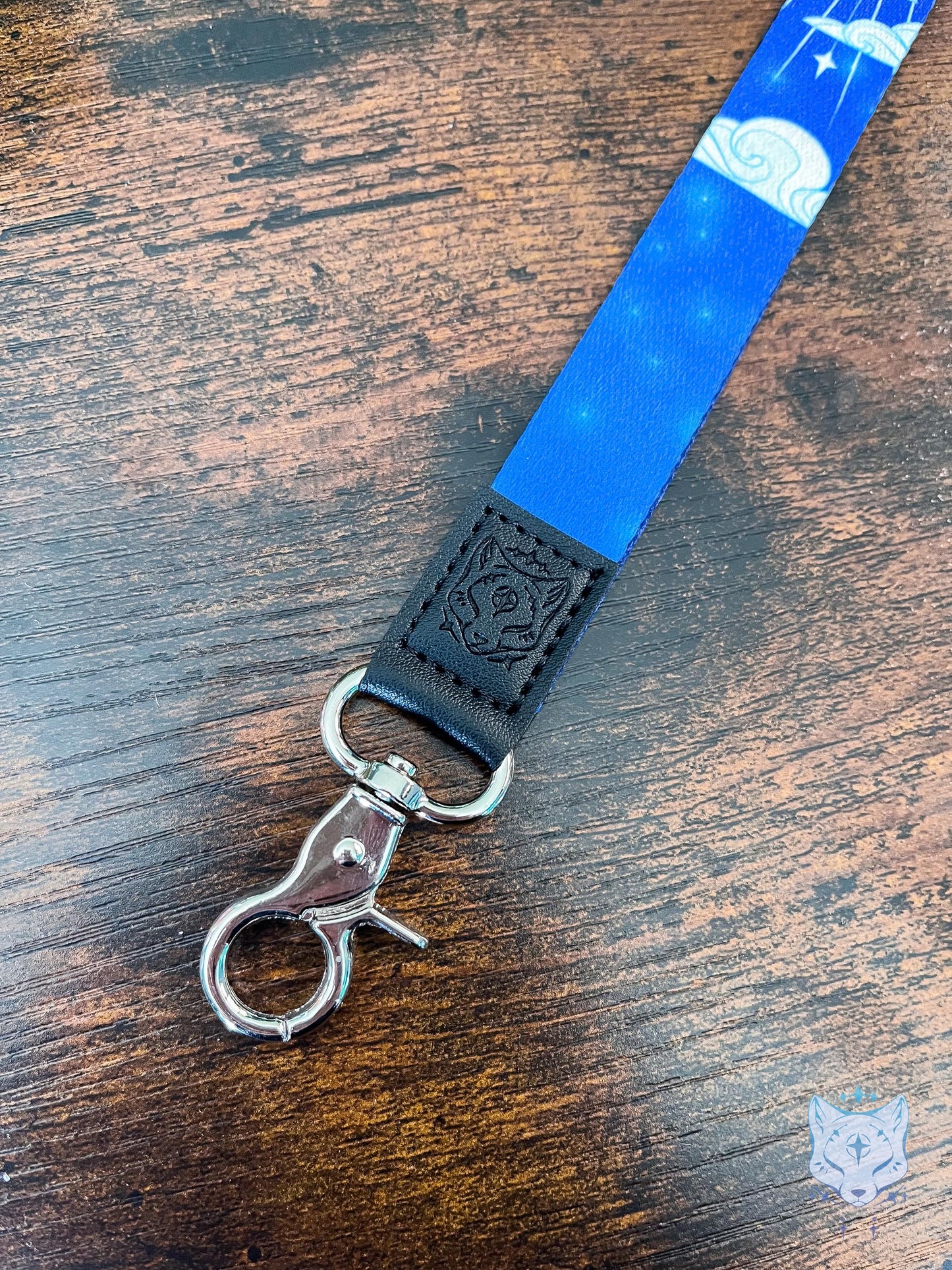 Lunar Fox Recycled Plastic Lanyard | rPET Lanyard | breakaway clasp