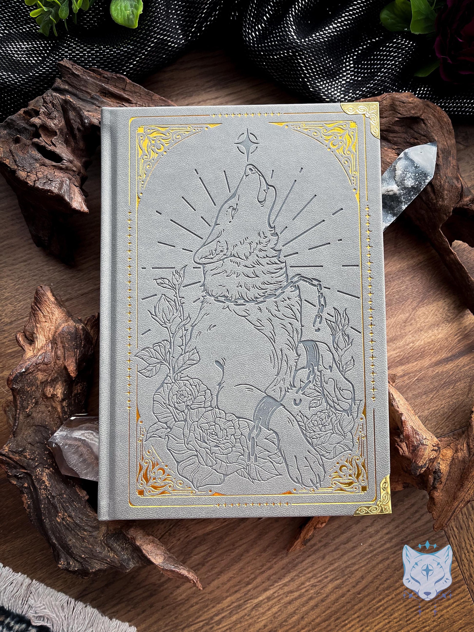 Howling Wolf PU Leather Notebook