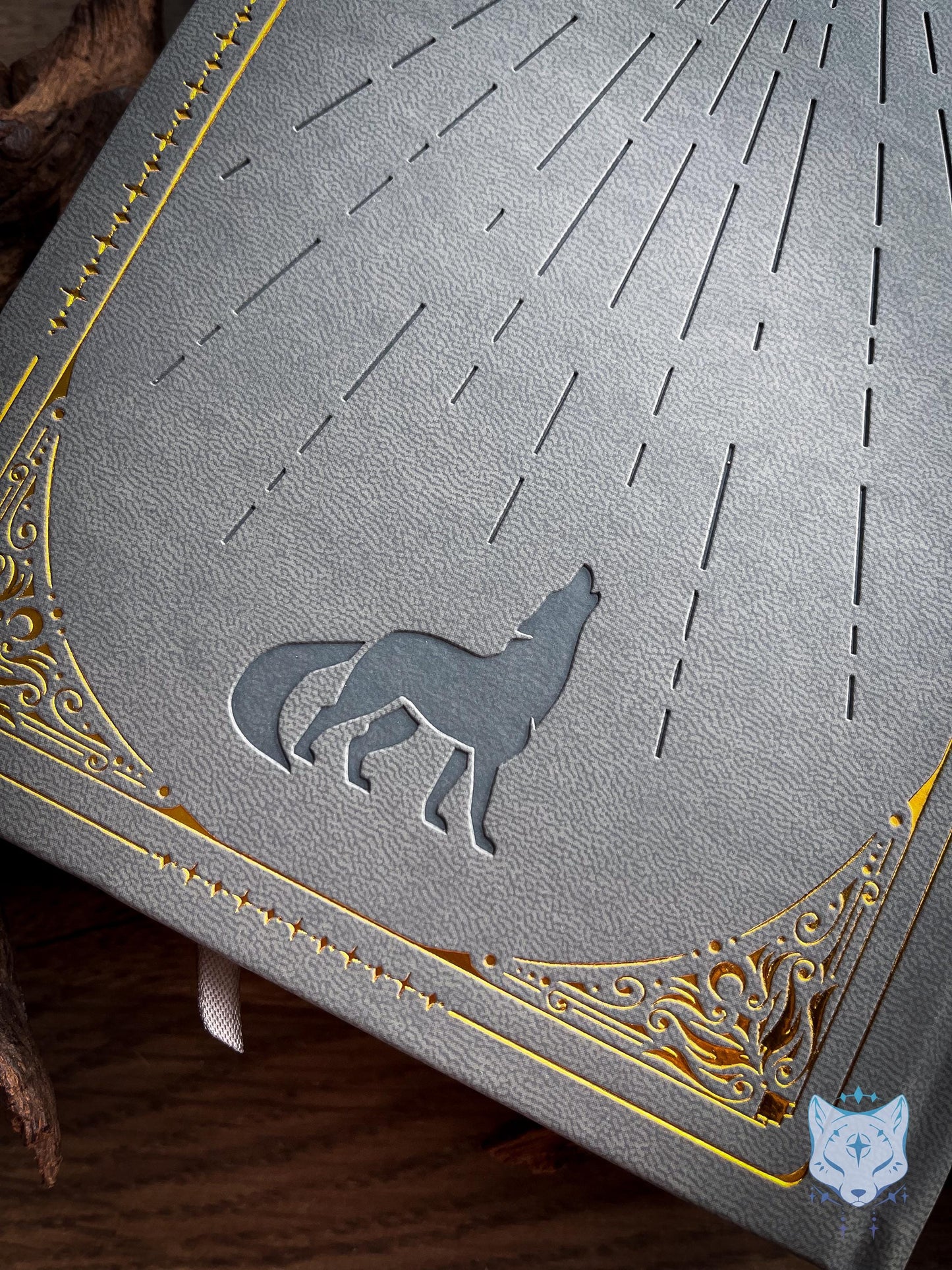 Howling Wolf PU Leather Notebook