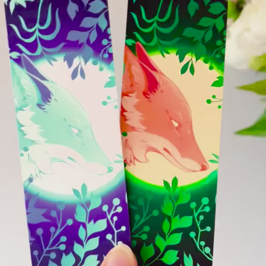 Forest Fox Paper Bookmarks