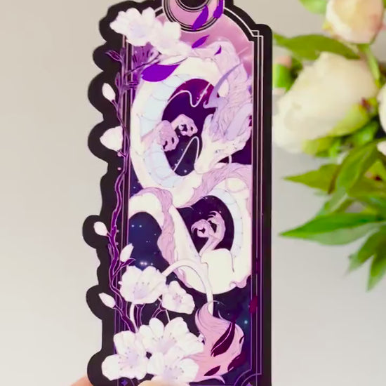 Asian Dragon Bookmark with foil detail