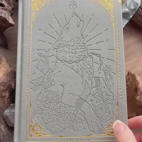 Howling Wolf PU Leather Notebook