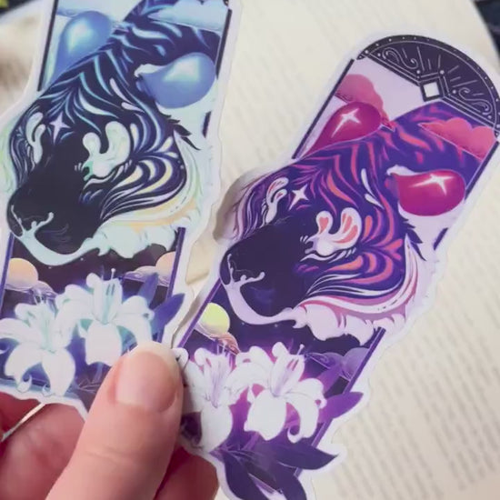 Celestial Tiger Holographic Stickers | 11.5cm tall
