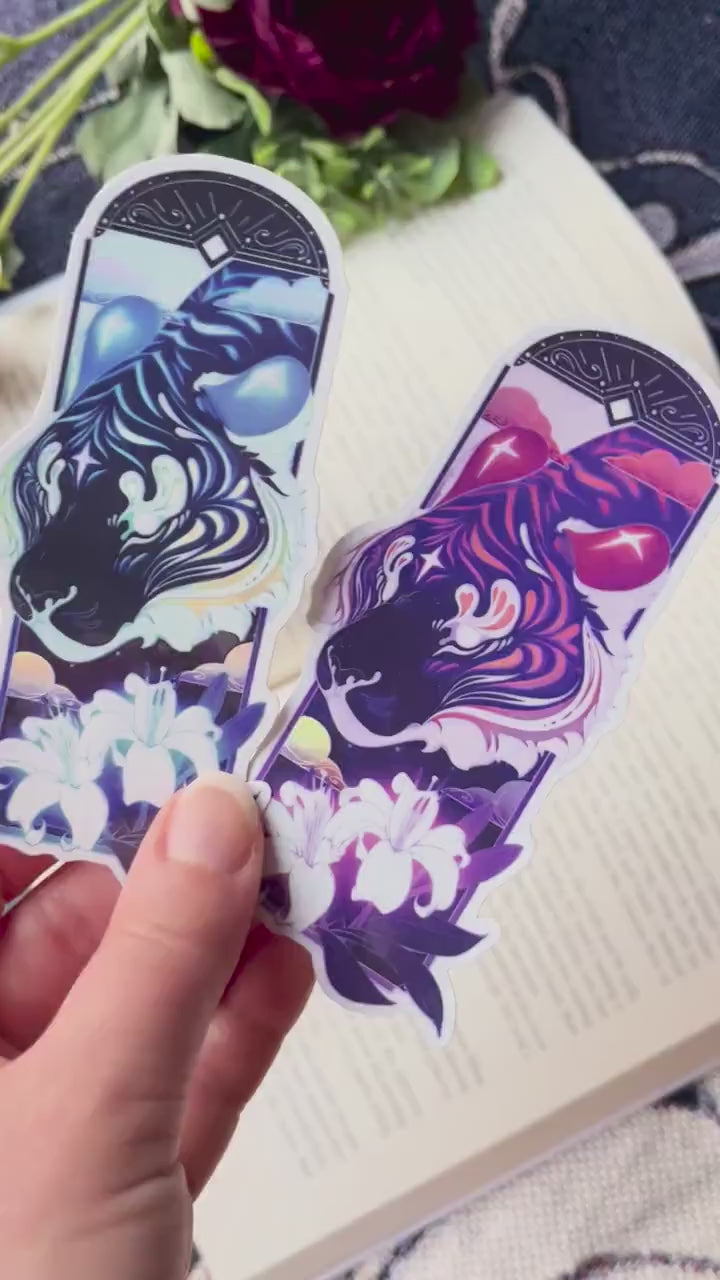 Celestial Tiger Holographic Stickers | 11.5cm tall