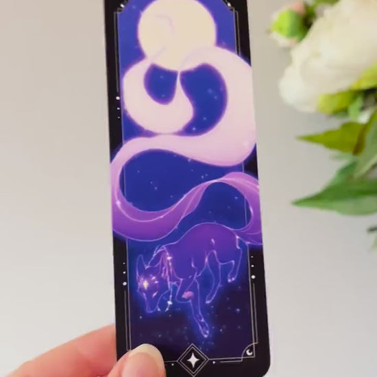 Celestial Fox Paper Bookmark