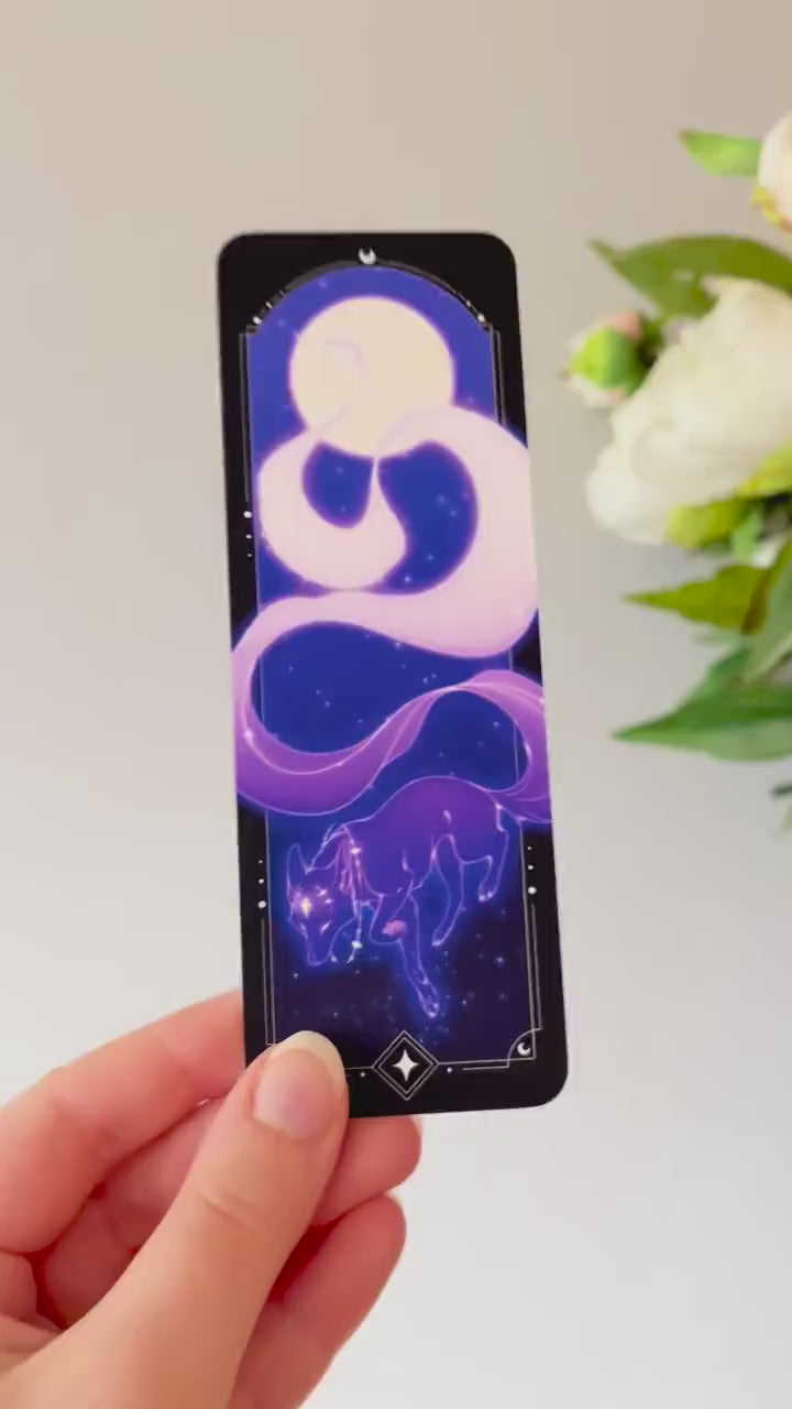 Celestial Fox Paper Bookmark