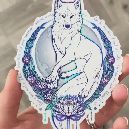 Wolf's Rain Metallic sticker set