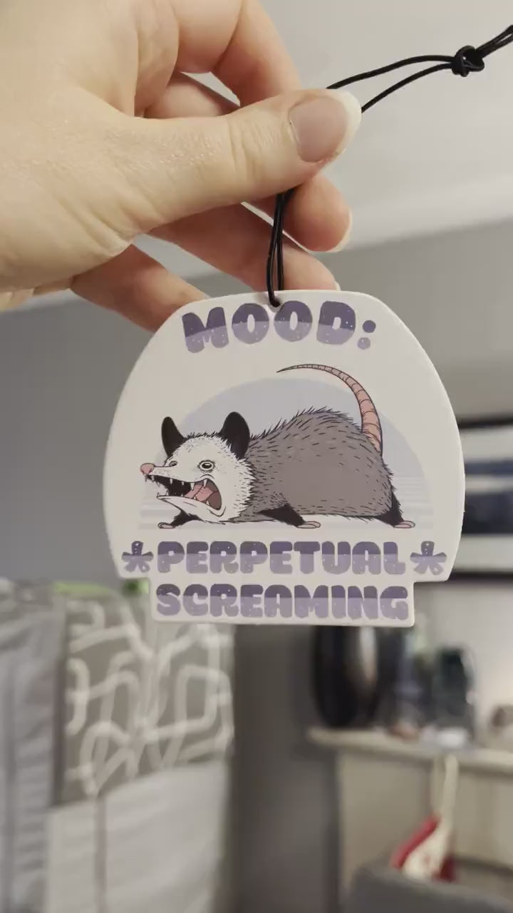 Perpetual Screaming Possum Air Freshener