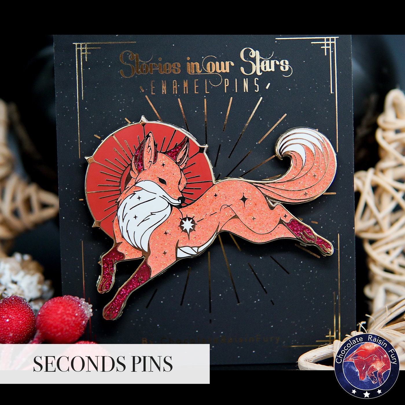 Canis Minor Constellation **SECONDS** Enamel Pin