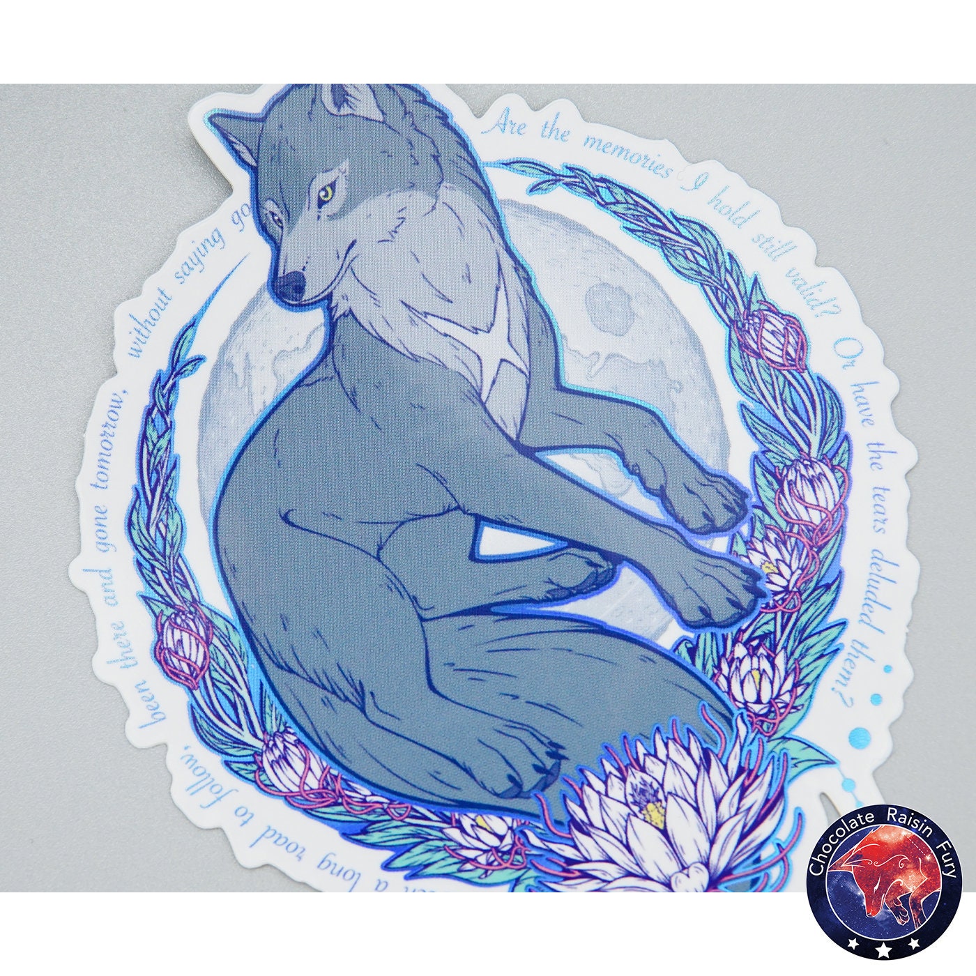 Wolf's Rain Metallic sticker set – chocolateraisinfury