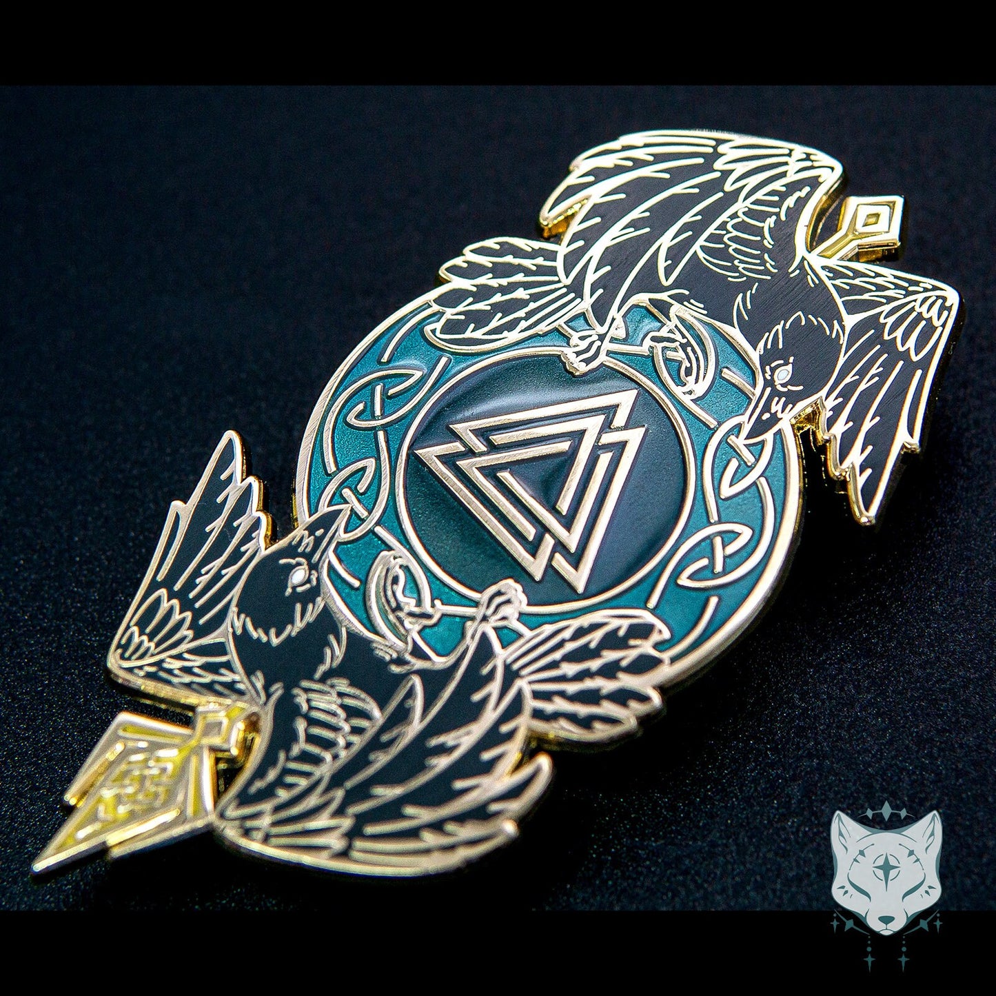 Odin's Ravens Enamel Pin