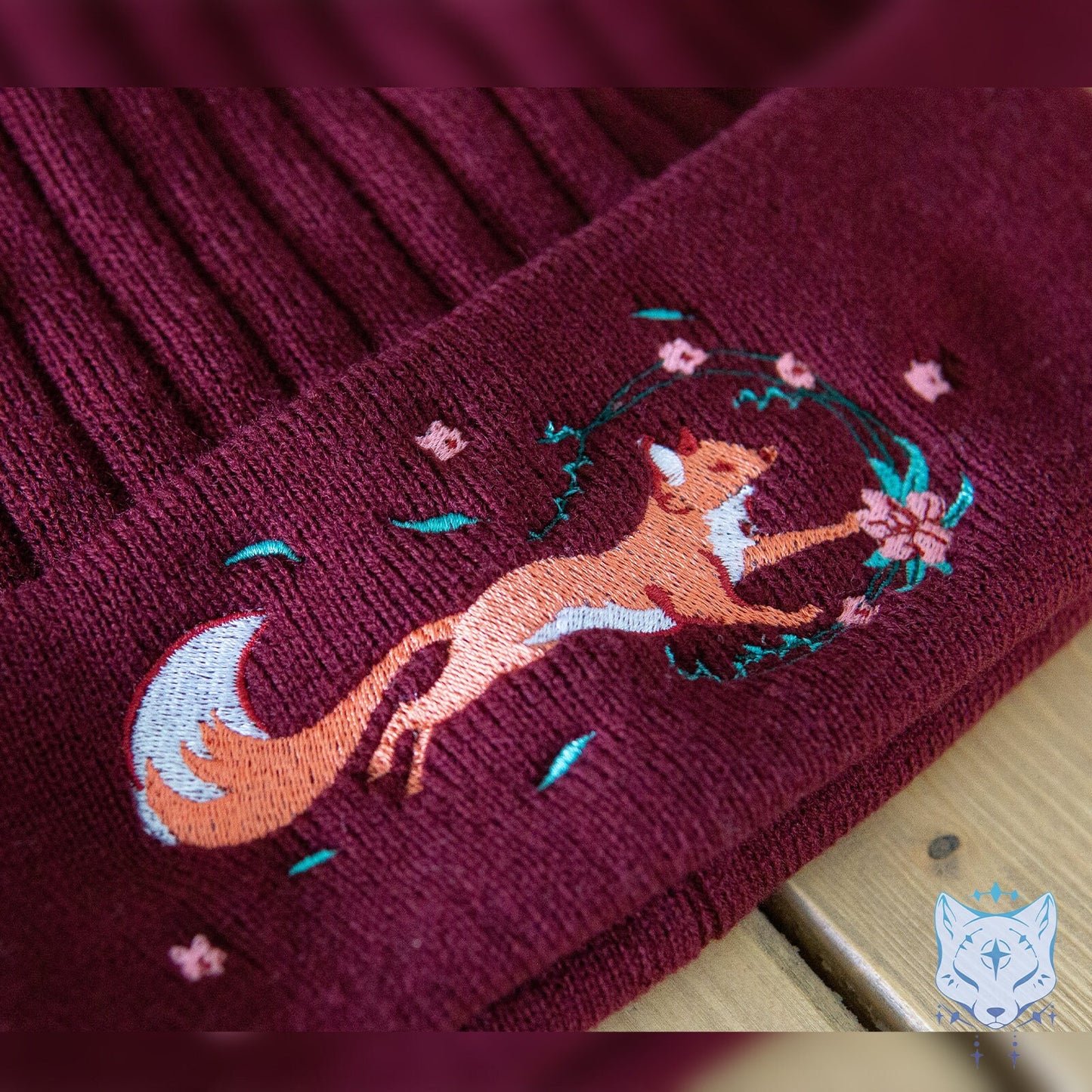Spring Fox Beanie - Fleece lined beanie hat