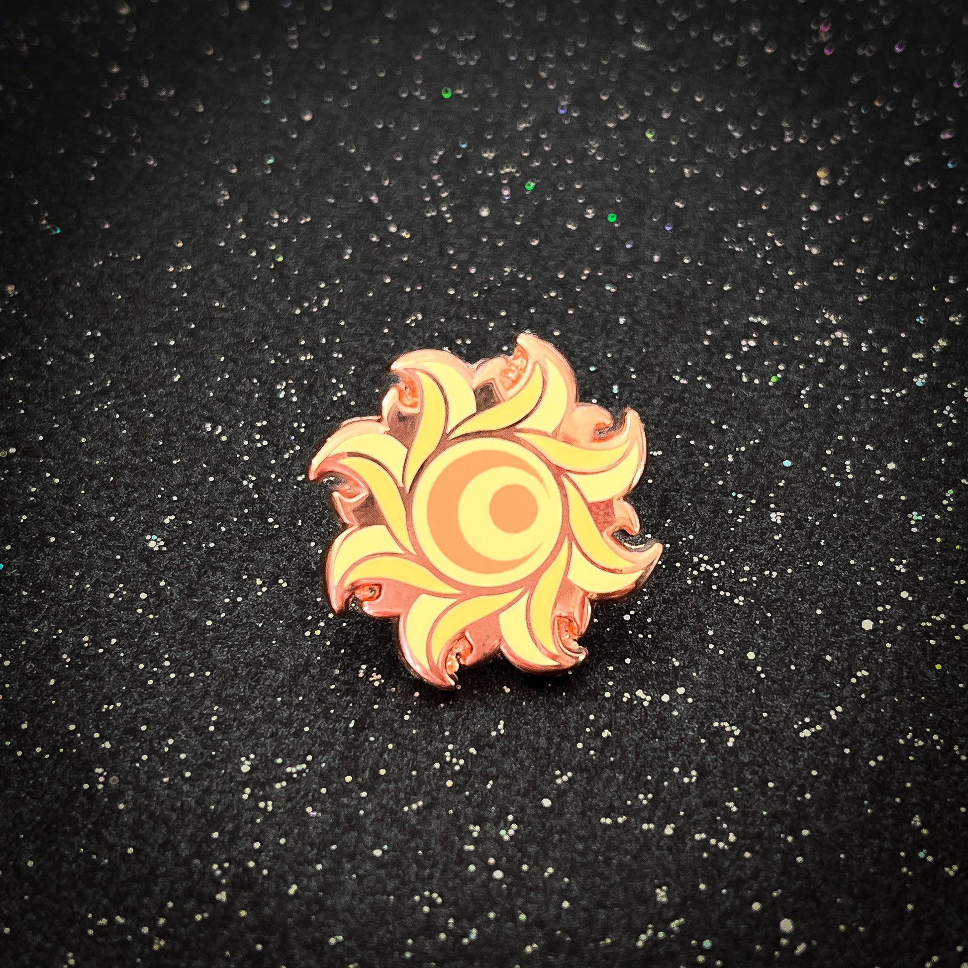 MilkyWay Sun Mini Pins  -  0.75" Mini Space pins